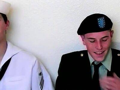 Young army recruits Ethan Spence and Alan Fisher ass breed - drtuber.com