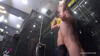 Young Maid Sonvinced The Guest To Fuck Her In The Shower And Cum On Big Ass - hclips.com